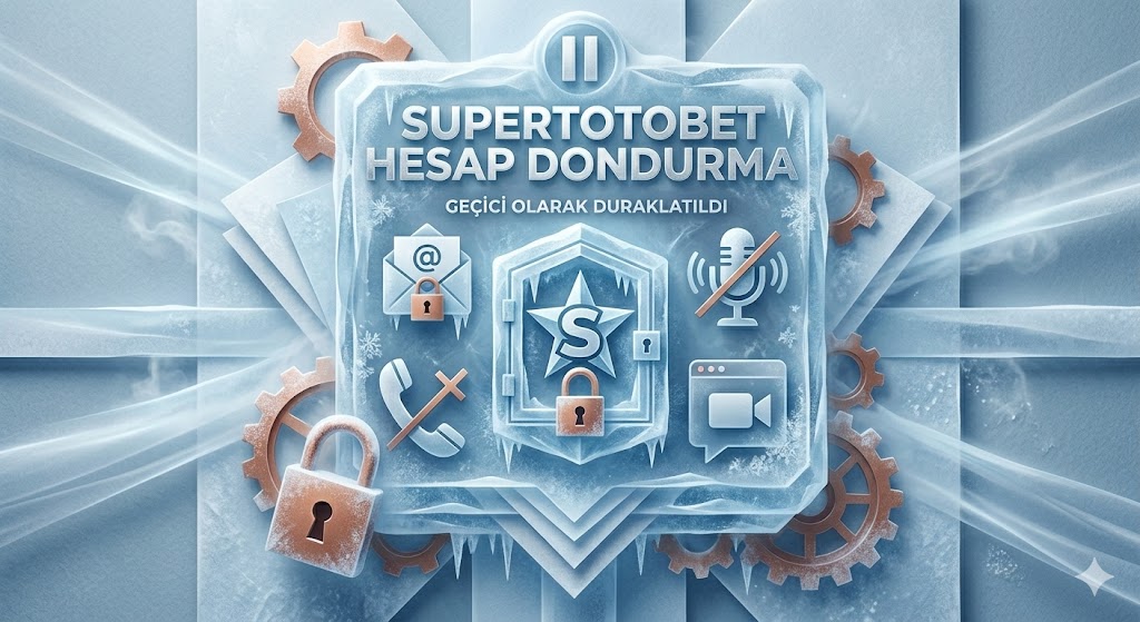Supertotobet Hesap Dondurma